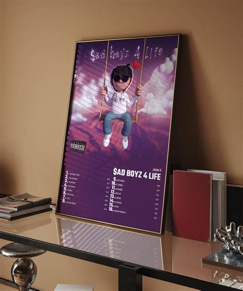junior  sad boyz  life album cover poster  home wall etsy