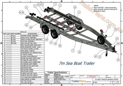 wide   boat trailer