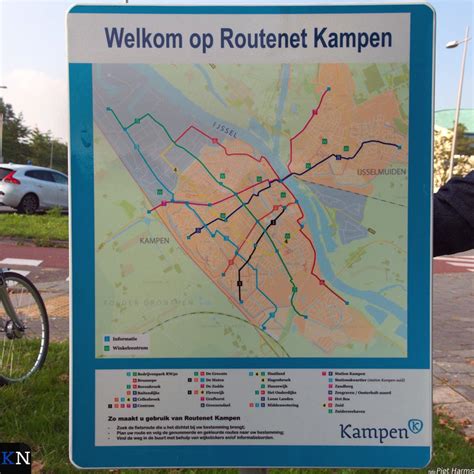 routenet kampen geeft nieuwe en kleurrijke bijdrage aan fietsinfrastructuur