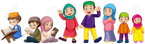 cartoon anak islam