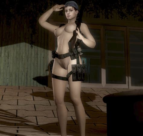 Bloocobalt S Nude Jill Valentine With Body Groups By