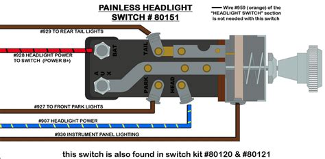 universal headlight switch wiring diagram guide headlight reviews