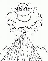 Volcano Coloring Drawing Pages Eruption Ash Volcanic Printable Kids Getdrawings Print Volcanoes Clipart Color Easy Emoticon Ghost Cloud Hot Deadly sketch template