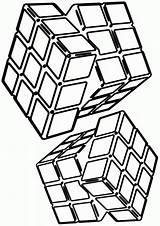 Rubik Print Policy Coloringhome sketch template