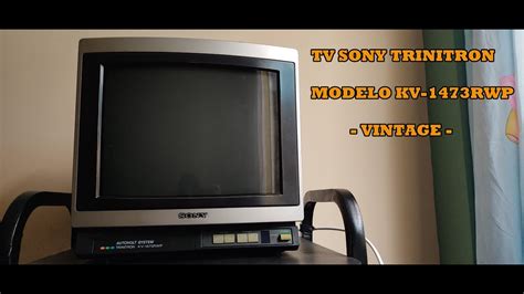 Tv Sony Trinitron Kv 1473rwp Vintage Leyenda Viviente Youtube