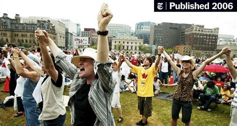 gay marriage galvanizes canada s right the new york times