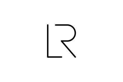 letter lr monogram logo vector design  logos design bundles