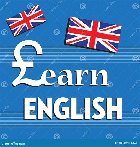 learn english stock vector illustration  kingdom communication