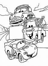 Mater Coloring Pages Cars Getdrawings sketch template