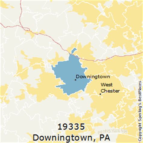 places    downingtown zip  pennsylvania