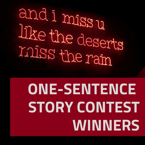 sentence story contest winners writersdomain blog