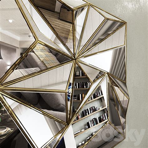 3d models mirror geometric mirror