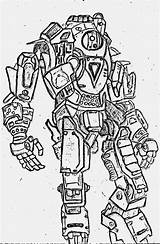 Titan Destiny Titanfall Coloring Pages Atlas Template sketch template