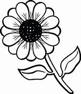 Flower Daisy Clipart Svg sketch template