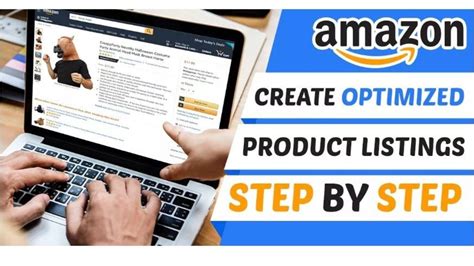amazon listing create optimized product listings step  step