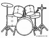 Schlagzeug Malvorlage Ausmalen Instrumente Ausdrucken Malen Drums Instruments Musikinstrumente Ausmalbilderpferde sketch template