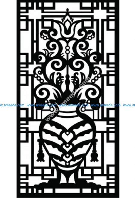 decorative screen pattern   vector