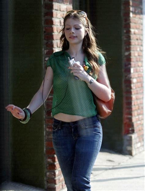 brunettes jeans actress michelle trachtenberg standing bracelets phones high quality wallpapers