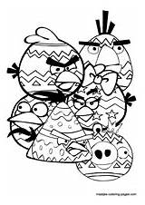 Easter Angry Coloring Pages Birds Printable Color Print Maatjes Frre sketch template
