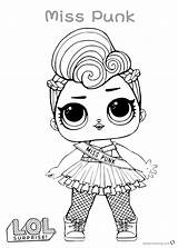 Lol Surprise Coloring Pages Doll Punk Cute Miss Series Printable Rock Print Bettercoloring Getcolorings Color Awesome Colorful sketch template