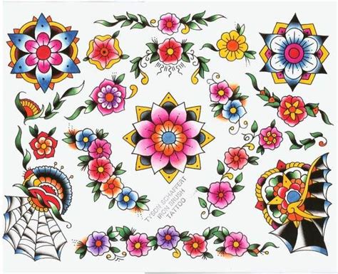 traditional flower tattoo google zoeken traditional tattoo