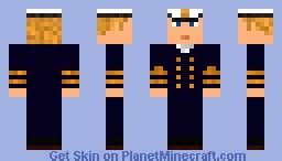 ship captain  hat minecraft skin