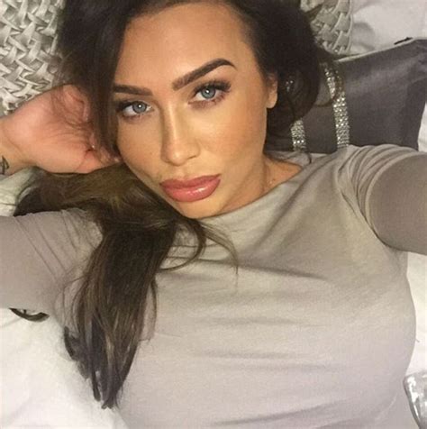 Lauren Goodger Shows Off Her Small Waist And Ample Assets In Tiny White