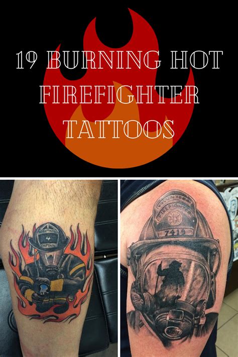 19 Burning Hot Firefighter Tattoos Tattooglee Fire Fighter Tattoos