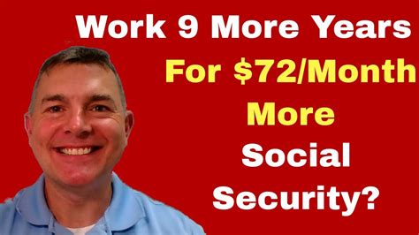 Working Longer May Not Increase Your Social Security Benefit Youtube