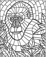 Mosaic Coloring Pages Color Animal Number Mystery Welcome Animals Colouring Sheets Roman Drawing Patterns Getcolorings Mosaics Printable Clipart Kids Book sketch template