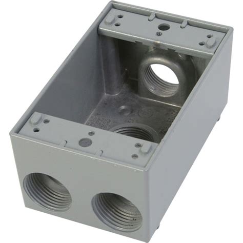 greenfield  gang weatherproof electrical outlet box