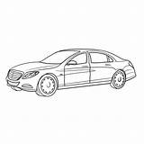 Maybach sketch template