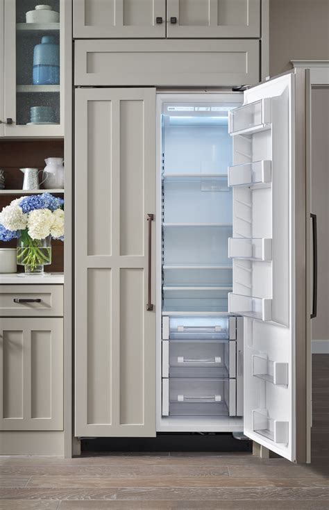 classic side  side refrigeratorfreezer panel ready bi  built