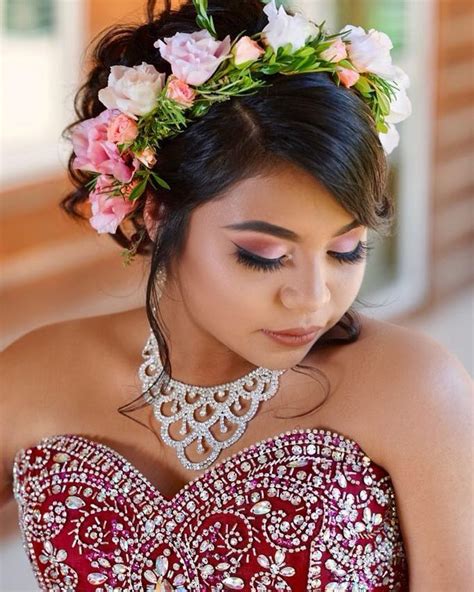 Hairstyle Ideas Makeup Quinceañera Quinceanera Hairstyle And Makeup