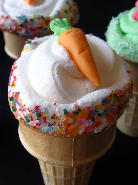 Easter Ice Cream Cone Cupcakes Cookies And Cups