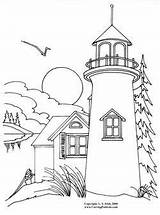 Lighthouse Pencil Drawing Sailing Lighthouses Coloring Ships Getdrawings Ship Printable Nautical sketch template