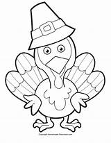 Thanksgiving Coloring Pages Turkey Printable Kids Preschool Color Print Fall Worksheets Choose Board Crafts sketch template