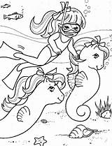 Pony Coloring Little Pages Sea Print Sheets Kratts Wild G1 Colouring Bff Books Ponies Megan Printables Old Cute Mermaid Adult sketch template