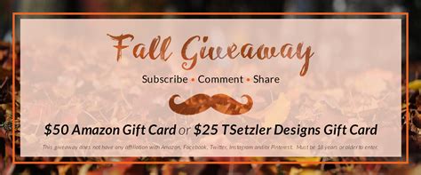 Fall Giveaway Tsetzler Designs