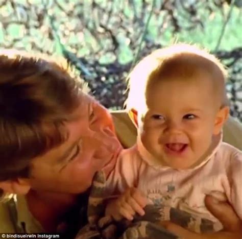 bindi irwin shares a throwback video with her late father daily mail