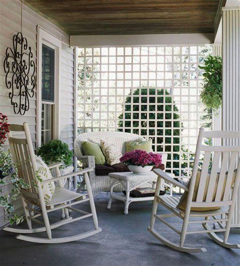 trellis screen at end of porch design and decor exterior yard pinterest porches lazy