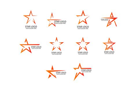 star logo template  logos design bundles