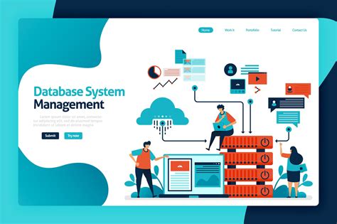 system management landing page design manage control