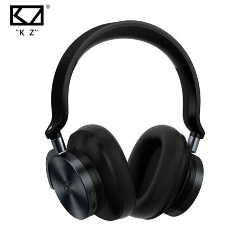 kz  anc double fed active noise cancellation wireless headphones bluetooth compatible