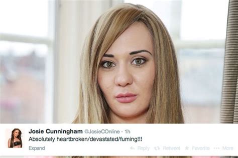 josie cunningham goes into meltdown on twitter after discovering the