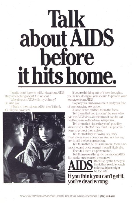 visual culture hiv aids target populations talk about aids before it hits home