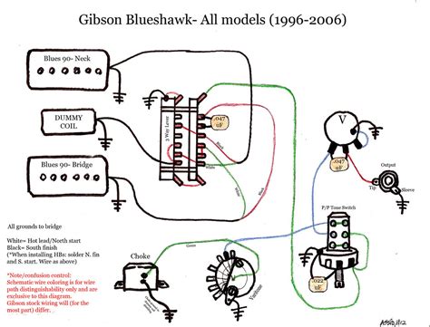 sizes blueshawk wiring diagram schematic gibson color flickr