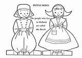 Coloring Holland Dutch Pages Girl Netherlands Children Colouring Flag Windmill Kids Book Doll Norway Vintage Windmills Sheets Paper Crafts Dolls sketch template