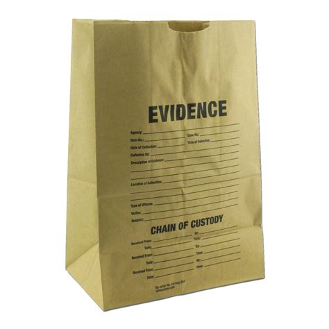 paper evidence bags large  pack walmartcom walmartcom