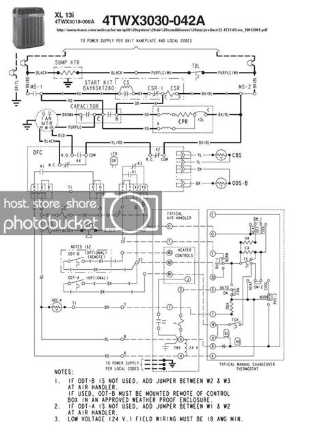 trane heat pump wiring diagram trane thermostat wiring diagram tutorial  wiring diagram